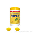 OEM Customized Antibacterial Canister Scented Disposable Wipes Daily Protective Disinfecting